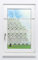 Plauener Spitze Scheibengardine Blumenspitze #1W (BxH) 84cm x 65cm beige
