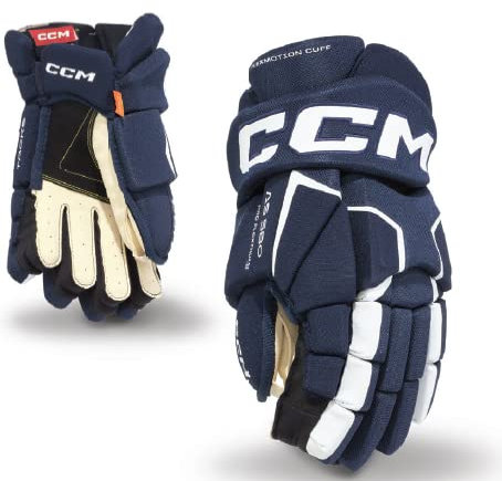 CCM Super Tacks AS-580 Handschuhe Junior, Größe:12 Zoll, Farbe:schwarz/Gold