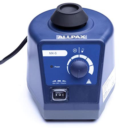 Allpax Vortex Mixer Mischer Schüttler, Drehzahl: 0-2500 U/min, Schüttelung orbital, 4 mm Hub