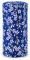NOREN Boîte à thé japonaise (papier Yuzen Washi – Sakura de Kyoto/bleu marine), fabriquée au Japon avec couvercle intérieur hermétique et étanche à l'humidité。200g