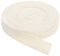 QUARKZMAN Schrägband, 1 Stück 11 Yard x 20mm - Baumwollstoffband, Rolle Schrägband für Kleidung, Accessoires, Taschen (Beige Weiß)