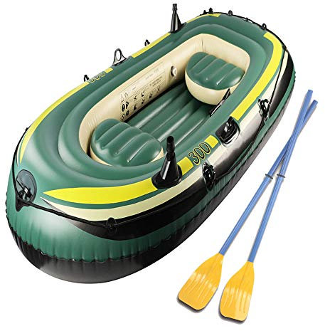 Kayak Gonflable, Bateau Gonflable pour Piscine avec rames, Bateaux gonflables pour Adultes avec Support Moteur, Kayak, radeaux gonflables, Petit Radeau