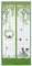 Wisafory Zanzariera magnetica per porta, protezione dagli insetti, per porta del balcone, della terrazza, della cantina, 2, 100 x 210 cm, colore verde