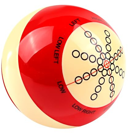 GSE Games & Sports Expert 2-1/4 Regulation Size Pool Cue Ball, Practice Training Artifact Cue Ball Used in American Billiards Eight Balls, Billiard Accessories