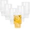 Eden & Willow Origami Ribbed Highball Glasses, Set of 6 Water Drinking Glasses, Premium Glass, Tumbler Set Ideal for Cocktails & Cold Beverages (6, 325ml)