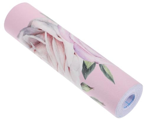 Hoement Floral Wall Border Sticker Self-Adhesive PVC Border for Living Room Kitchen Bedroom Bathroom 15cm x 300cm