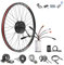 Bafang 48V 500W Nabenmotor Ebike Umbausatz Vorderrad Vorderradfelge-Brushless-Geared-Kit Electric Bike Conversion Kit mit LCD-Display DZ40 für Bike 28 Zoll 29 Zoll 700C