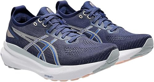 ASICS Femme Gel-Kayano 31 Sneaker, Bleu Indigo/Argent Pur, 40 EU