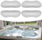 4 Stück 77444 Whirlpool-Kopfstützenkissen für Hot Spring Hot Spot Relais Rhythm SX Tempo TX 2015–2019 Spas Modell, Whirlpool Spa Nackenkissen für Watkins Ersatz