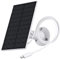 GALAYOU Panneau Solaire pour Camera Surveillance WiFi Exterieure sans Fil Batterie Solaire, pour camera exterieur sans fil, type C, étanche, chargement continuel