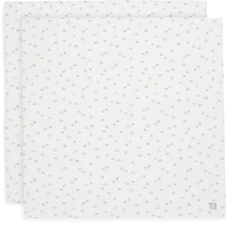 Jollein Musselin Tuch Baby - On The Go - 2er Pack - 115x115cm - 100% Baumwolle - Spucktücher Baby - OEKO-TEX Zertifiziert
