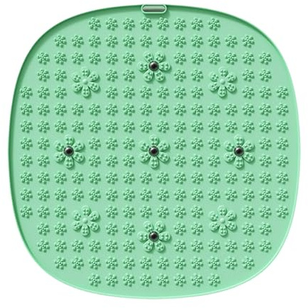 Jubepk Foot Massage Pad - Round Portable Foot Massager - Muscle-Relaxing Petal Texture Non-Slip Round Feet Pad for Toe Leg Athlete Spa Workplace Gym