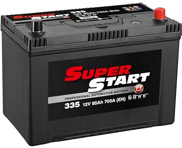 Super Start 335 12V 95Ah 700A Car, Van & SUV Replacement Battery | Fully Charged & Ready to Fit, Maintenance Free, Vibration Resistant, Enhanced Safety Features