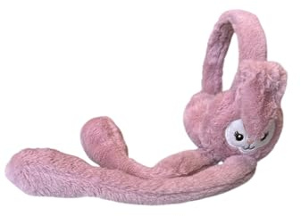 Bunny Earmuffs, Moving Ear Muffs, Bunny Earmuffs, Adult and Kids Winter Muffs, available in 6 colour.