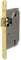 effedielle® Serratura AGB serie Centro ottonata verniciata tipo Patent - solo scrocco FRONTALE MM 18