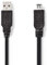 Câble USB 2.0 | A Mâle - Mini Hirose Mâle à 4 Broches | 2,0 m | Noir