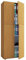 VCM Büroschrank mit 5 Fächern | moderner Aktenschrank mit Drehtüren | Maße ca. B. 70 x H. 184 x T. 40 cm – Lona 5-Fach