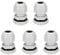 sourcing map 5Pcs PG9 Cable Gland Waterproof Plastic Joint Adjustable Locknut White for 4mm-8mm Dia Cable Wire