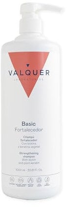 Valquer Professional Kräftigende Shampoo mit Aloevera, Biotin und pflanzlichem Keratin - 1000 ml