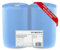 2 x blaue saugstarke Papierrolle, 1000 Blatt, 37x36 cm | 2-lagige perforierte Papiertücher | Putztuchrolle für Industrie, Werkstatt und Restaurant | Durchmesser 25 cm