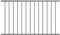 vidaXL Panneau de Clôture Clôture de Jardin Exterieur Arrière-Cour Résistance aux Intempéries Acier Enduit de Poudre 1,7x1 m Noir
