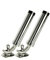 PIMAR marine equipment coppia di portacanne orientabili inox aisi 316 viti a scomparsa barca pesca
