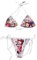 YUANMO Ahegao Bikini Lolita Japonais Manga Lingerie Sexy Anime Soutien-gorge et String Ensemble, Rouge, Taille unique