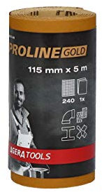 Proline Gold Schleifpapier Rolle Mini 115MM x 5M Körnung 240