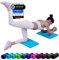 REFIT FITNESS 2er Set Yoga & Fitness Pad Comfort-Mini 25 x 61 x 1.5 cm PainProtect SmartCell NBR Yogamatte Klein Rutschfest Sportmatte Gymnastikmatte Matte Sport Gymnastik Knie Pads Aqua Hellblau