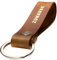 ELBERCRAFT® Schlüsselanhänger Leder ZUHAUSE der Schlüssel Organizer für deine Schlüsseltasche keychain made in Germany braun Gravur gold