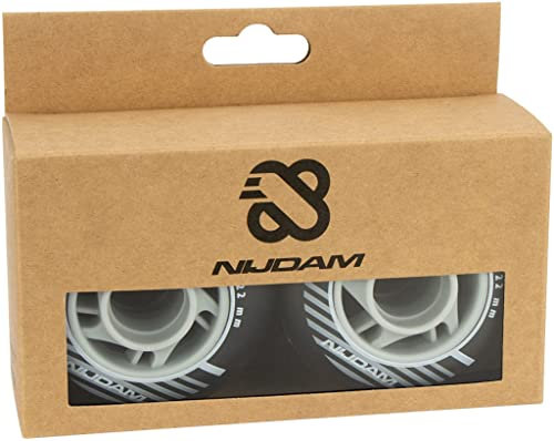 Inliner Skates Rollen Räder 72 x 22 mm 85A 4 Stück Zubehör schwarz