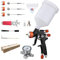 UltimatePro HVLP Spray Paint Gun Kit for Automotive, Furniture, and Marine Applications, Premium Gravity Feed Body Repair Paint Spray Guns for Cars with Air Regulator, Paint Strainer, Mixing Sticks