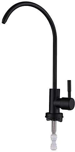 Rubinetto Cucina,Depuratore Acqua Rubinetto, Rubinetto Depuratore Acqua Osmosi Inversa Freddo Singolo Nero
