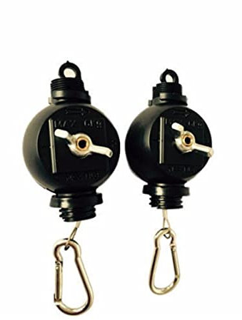 Generisch Easy Rolls Stufenloses Aufhängen von Lampen & Reflektoren (2 Stück) (Standard oder Drahtseil) (Drahtseil)