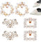 PandaHall 3 Paar Schuhclips, 3 Stile Strass Kristall Metall Schuhclips Kranz & Blumenform Schuhschnallen Funkelnde Schuhe Schmuck Charms Für Hochzeit Braut Party Schuhdekoration