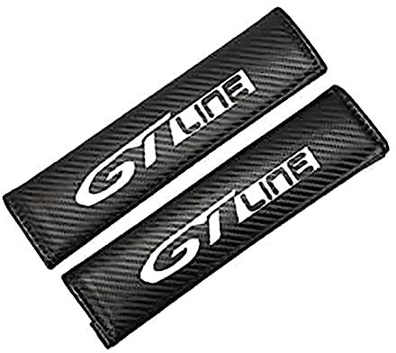 BAGLEV 2 Stück Auto Gurtpolster Sicherheits-Schultergurt-Schutzhülle,für Peugeot gtline GT GTI 508 5008 3008 208 Erwachsene Kinder Komfortable Sicherheitsgurt Innere ZubehöR