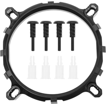 eMagTech - Kit de montaje para enfriador de CPU compatible con Intel CPU Socket LGA1700 1200 775 1150 1151 1155 1156 Componentes de ordenador Escritorio, Negro