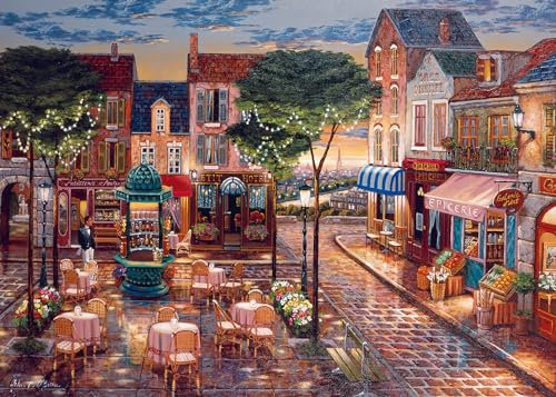 Ravensburger Puzzle 12000521 - Gemaltes Paris - 1000 Teile Puzzle für Erwachsene und Kinder ab 14 Jahren