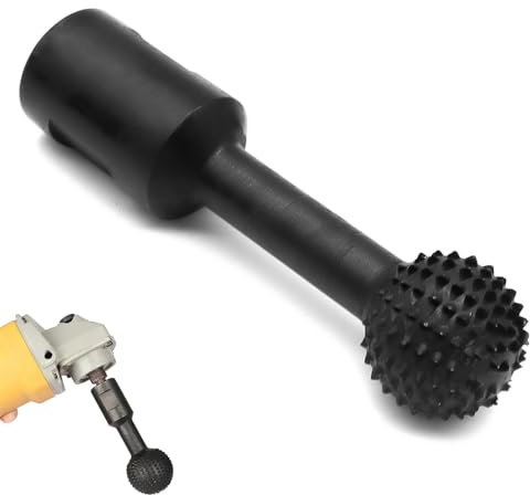 Aoyswuz 25mm Tête de Meulage Sphérique Acier à Haute Teneur en Carbone Fraise a Spherique Bois Sculpture Interface de 14 mm pour Meuleuse D'angle 115/125