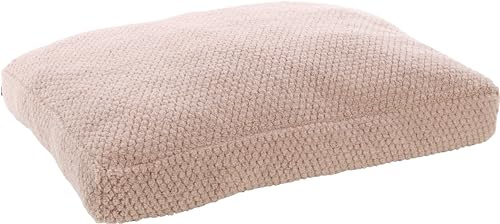 Flamingo Kissen Jacquard Rechteck Taupe - 80x60x10cm - Waschbar - Rutschfester Boden - Abnehmbarer Bezug mit Reißverschluss