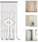 Holzperlenvorhang Perlenvorhang Hängender Türvorhang Hölzern Natur Perlenvorhang Fadenvorhang Insektensicher Holzperlenvorhang,90x208cm für Wohnzimmer Schlafzimmer Wandschrank Cafe Restaurant,31-Linie