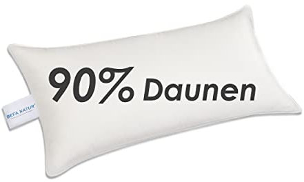 BEFA NATUR Daunenkissen 50x70 cm aus 90% Daune und 10% Federn, Öko-Tex 100 Klasse 1 Zertifiziert, Downpass - Programm und Preise für Hotellerie und Geschäftskunden