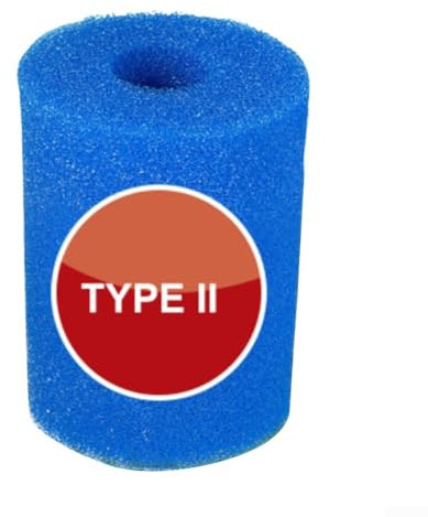 1 cartucce di ricambio per filtro per piscina, perfette per Intex tipo IIIVID, riutilizzabili e lavabili, 1 spugna filtrante (II)