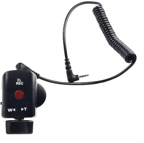 PETSTIBLE Kabelgebundene Zoom-Fernbedienung für Camcorder, für Camcorder von Lanc GH5, für G40, G21, G25, reduziert effektiv Verwacklungen der Kamera und verbessert die Bildqualität