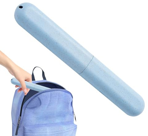 Reise Zahnbürstenhalter – Tragbares Reise Zahnbürstenetui | Zahnbürstenbehälter Etui Mit Belüftungsloch | Staubdichter Zahnpasta-Halter, Zahnbürsten-Aufbewahrungsbox Für Reisen Und Camping