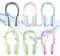 6PCS Tappa Naso Nuoto, Clip per Naso da Nuoto con Scatola Portaoggetti, Tappi Naso Nuoto Clip per Adulti Bambini Principianti, Allenamento per Sport Acquatici (6 Colori)
