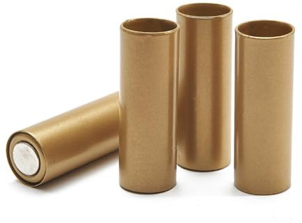 NaDeco Magnet Kerzen Halter für Stabkerzen, viele Modelle wählbar | Metall-Kerzenhalter mit Magnet | Stabkerzenhalter magnetisch | Kerzenständer aus Metall, Farbe:Gold, Größe:H 7 cm