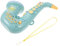 Toyvian Kann Saxophon Elektronisches Saxophon Mini Saxophon Kinderspielzeug Trompetenspielzeug Saxophon Mini Saxophon Kinderspielzeug Musikalisches Saxophon Kunststoff Grün