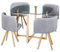 Atrapamuebles Pack Mesa + 4 Sillas Graph