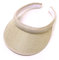 Sun Visor Cap Sport Outdoor Plain Visor Hat Sun Straw for Women Ponytail Baseball Cap Breathable Sport Hat for Running Summer Ponytail Beach UPF 80+ Hats Travel Beige